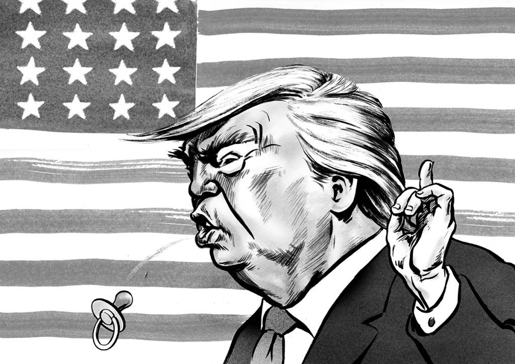 Donald Trump - Ken Lowe Illustration