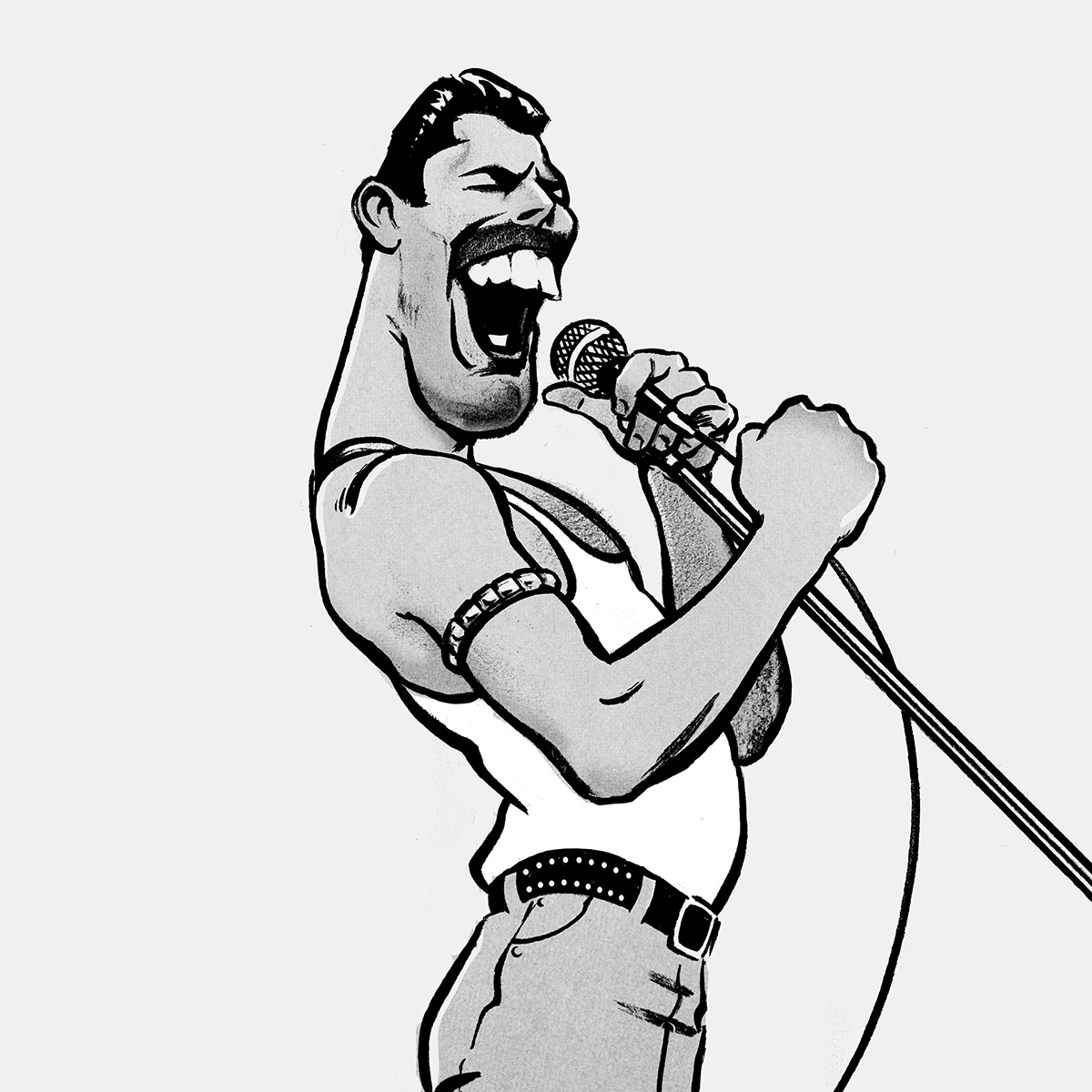 Details more than 157 freddie mercury sketch latest - in.eteachers